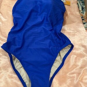 Kona Sol Women's Blue One Piece Swimsuit